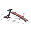 Truusk Sit Up Bank Verstellbare Bauchtrainer Trainingsbank Gepolstert 120kg Belastbar Rot Schwarz 166x53x52 60cm Für Effektives Bauchtraining | Truusk 4