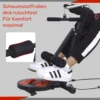 Truusk Sit Up Bank Verstellbare Bauchtrainer Trainingsbank Gepolstert 120kg Belastbar Rot Schwarz 166x53x52 60cm Für Effektives Bauchtraining | Truusk 6
