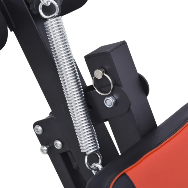 Truusk Sit Up Bank Verstellbare Bauchtrainer Trainingsbank Gepolstert 120kg Belastbar Rot Schwarz 166x53x52 60cm Für Effektives Bauchtraining | Truusk 9